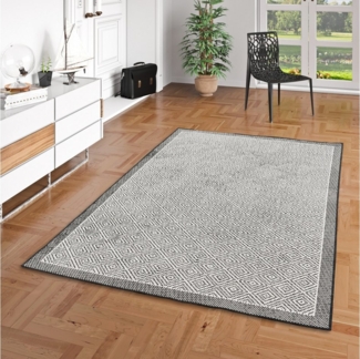 Pergamon Outdoorteppich In & Outdoor Teppich Hampton Meliert, Rechteckig, Höhe: 4 mm