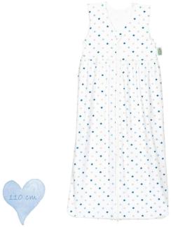 Odenwälder Anni Jersey Schlafsack 1306 - Sterne weiss-blau 110