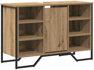 vidaXL Waschbeckenschrank Artisan-Eiche 91 x 35 x 60 cm Holzwerkstoff 869184