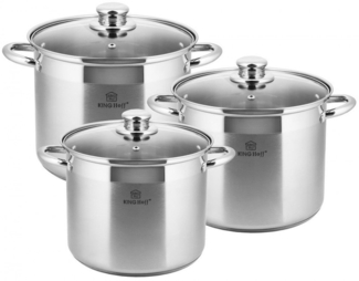 Kinghoff Kinghoff Töpfe 6 Stück 9l/ 7l/ 5l KH4310