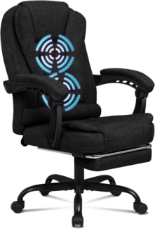 Bürostuhl Computer Schreibtischstuhl Gaming Drehstuhl Schwarz