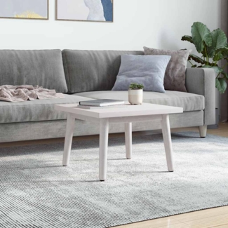 vidaXL Tischplatte Weiß 40x40x2,5 cm Massivholz Kiefer Quadratisch 824371