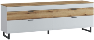 Lowboard LIV'IN Torano , Holzwerkstoff , Grau, Holzfarben , 183 x 62 x 41 cm