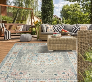 the carpet Teppich Palma, rechteckig, Höhe: 4 mm, Outdoor moderner robuster In und Outdoor Teppich