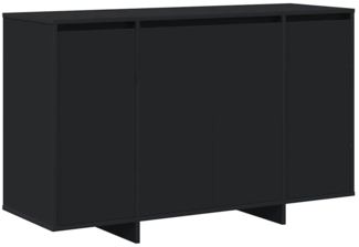 vidaXL Sideboard Schwarz 120 x 41 x 75 cm Holzwerkstoff 3333897