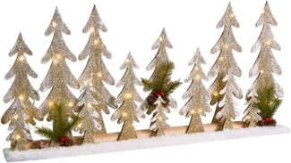 Weihnachtsdekoration LED ORIVESI Weihnachtsbaum 30 cm Hellbraun