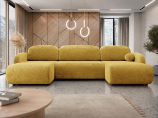 Wohnlandschaft Drinoz U (Farbe: Sereno 689)