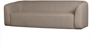 Sofa Sloping 3-Sitzer - Chenille - Light Brown