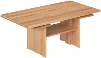 Funktionstisch Holz massiv Caimile 120 x 70 x 55 Couchtisch Massivholz Kernbuche 16004