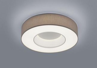 Helestra LOMO LED Deckenleuchte in mocca dimmbar, Ø 45cm