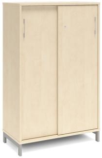 Büroschrank DNA 800x1275 mm Birke/Weiß 3A4