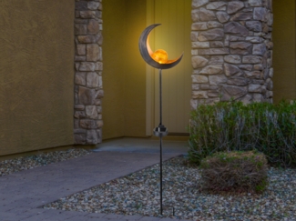 Solarleuchte Garten Deko Metall Solarlampe Außen Außenleuchte Solar 33466