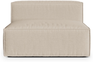 Micadoni Modul Nuria 2-Sitzer Strukturierter Stoff Beige