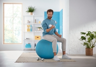 Leitz Sitzball Ergo Cosy 65 cm blau