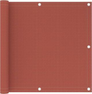 vidaXL Balkon-Sichtschutz Terracotta-Rot 90x300 cm HDPE 310948
