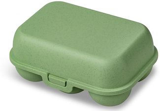 Koziol Eierbox Eggs To Go Mini nature leaf green