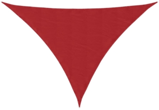 vidaXL Sonnensegel Rot 7x5x5 m 100% Polyester Oxford 42002290