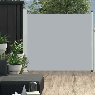 vidaXL Ausziehbare Seitenmarkise 100x300 cm Grau 48374