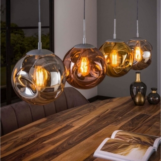 famlights Pendelleuchte famlights, Pendelleuchte Leonora in Altsilber und Mehrfarbig E27