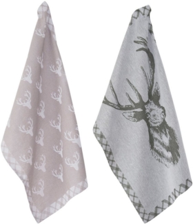 PAD Geschirrtuch Deer, (Set, 2-tlg)