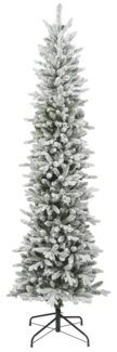 Everlands künstlicher Weihnachtsbaum Slim 180 cm grün weiß