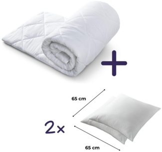 Moln Microfaserbettdecke Bettdecke Ganzjahresdecke, 300 gsm Warme Bettdecke, Füllung: 100 % Mikrofaser-Füllung, Antibakterielle Decke und Waschmaschinengeeignet