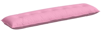 vidaXL Rückenkissen Rosa 200 x 19 x 50 cm Stoff 42014974