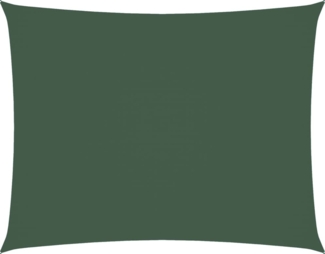 vidaXL Sonnensegel Oxford-Gewebe Rechteckig 2x3,5 m Dunkelgrün 135476