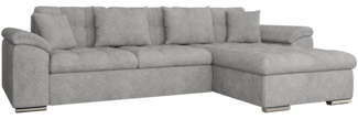 Ecksofa Diana mit Schlaffunktion und Bettkasten (Farbe: Coral 75, Seite: Rechts)