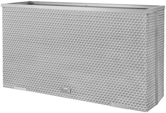 XL Polyrattan Pflanzgefäß Pflanzkübel Blumentopf Blumenkübel Übertopf Hochbeet