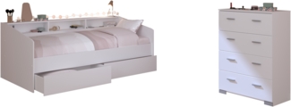 Parisot 'Sleep 45' 3-tlg. Kinderzimmer-Set, Holz weiß
