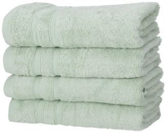 Hometex Premium Textiles Handtuch in nachhaltiger Premium Qualität 450 g/m², 4er Handtücher, Kuschelig weich und sehr saugfähig, Extra flauschige Hotel-Qualität