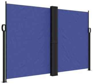 vidaXL Seitenmarkise Ausziehbar Blau 160x1200 cm 4004821