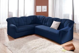 DOMO collection Ecksofa Papenburg B/T/H: 242/190/84 cm L-Form, wahlweise mit Bettfunktion, Langer Schenkel links oder rechts
