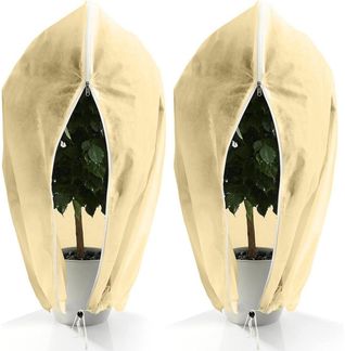 Pflanzenschutz Winter 2 Stück 60x80cm Frostschutz für Pflanzen Palmen Olivenbaum