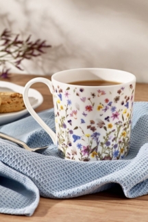 Next Becher Becher mit Wildblumen-Print, Feines Porzellan