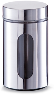 ZELLER 19946 Vorratsglas 900 ml EDELSTAHL, ca. Ø 10,2 x 18 cm, ca. 685 g