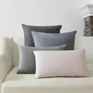 4er Set Kissenbezüge inklusive Füllkissen - Set Sami Kissenbezug ( 60x60cm - rosa )