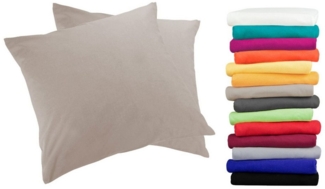 MOON Heimtextilien Kissenbezug / Seitenschläferkissenbezug 2er Pack MOON-Luxury Linon 100% Baumwolle, Linon