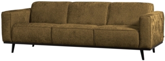 Sofa Statement aus Struktursamt 230 cm, Brass