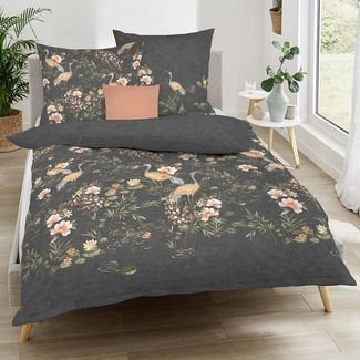 Kaeppel Bettwäsche Bettwäsche "Pagode", Baumwolle, Blumen