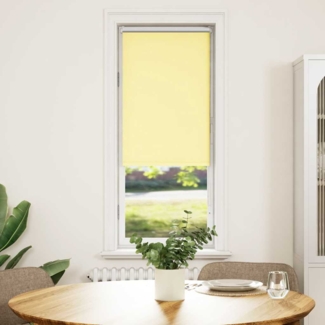 vidaXL Verdunkelungsrollo Gelb 40x175 cm Stoffbreite 35,7 cm Polyester 4012052