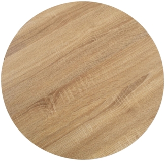 vidaXL Bistrotisch Hellbraun 50 cm MDF [286418]