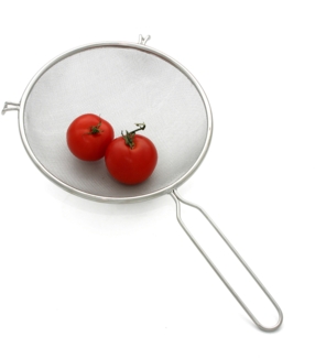 Küchensieb 21 cm mit einfachem Netz
