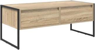 Couchtisch, Sofatisch mit Schubladen Sonoma 100 x 46 x 40 cm Holzwerkstoff
