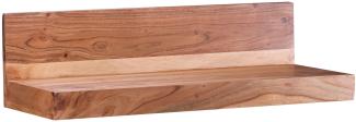 Wandregal Massivholz Akazie Holzregal Landhausstil Hängeregal Wandboard Naturprodukt Regal 110cm