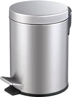 Primaster Treteimer Classic 5 l Edelstahl Kosmetikeimer Badeimer Mülleimer