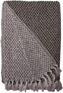 Decke Überwurf Netz 100% Baumwolle 130x180 cm Skandinavisch Oliv