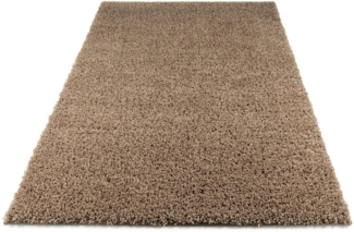 Bruno Banani Hochflor-Teppich Shaggy Soft, rechteckig, Höhe: 30 mm, gewebt, Uni Farben, besonders weich und kuschelig, Kundenliebling
