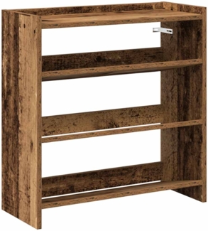 vidaXL Schuhregal Altholz-Optik 60x25x62 cm Holzwerkstoff 859894